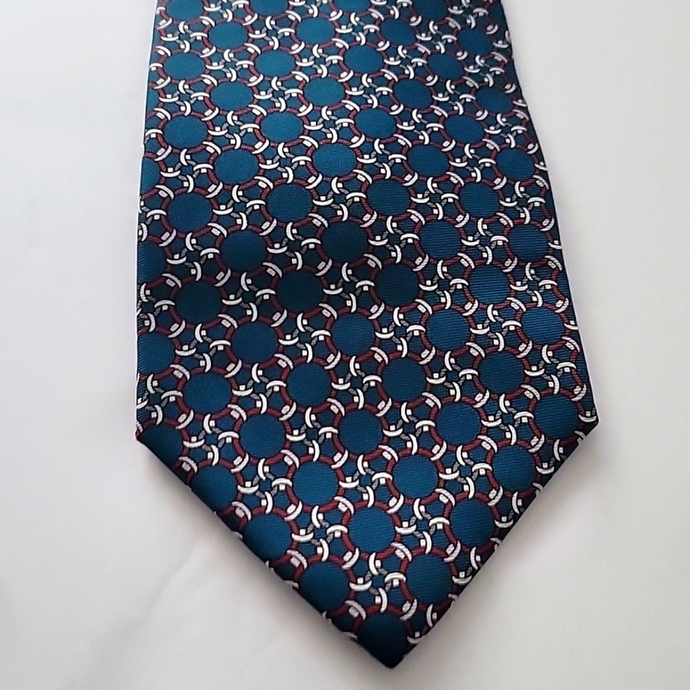 Bert Pulitzer Blue Silk Tie